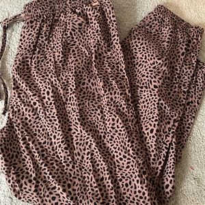 Brand new cheetah Victoria secret joggers